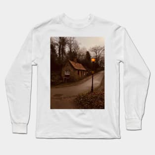 Little house and Street Lamp, Durham Long Sleeve T-Shirt